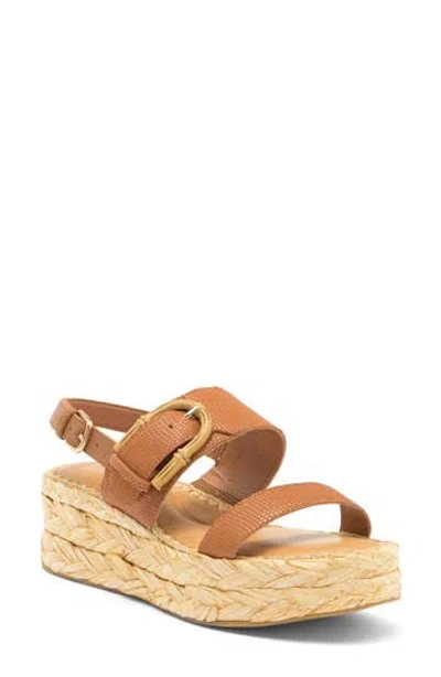 Dolce Vita Chera Platform Slingback Sandal In Tan