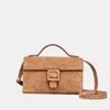 Dolce Vita Chris Crossbody Camel Suede In Brown