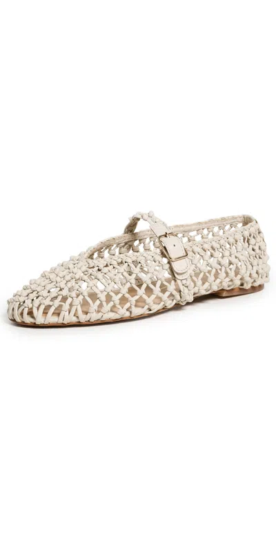 Dolce Vita Clair Woven Flats Ivory In Neutral