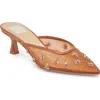 Dolce Vita Clara Kitten Heel Pointed Toe Pump In Saddle