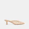 Dolce Vita Clara Wide Heels French Vanilla Mesh