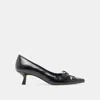 Dolce Vita Clarie Heels Midnight Crinkle Patent Leather In Multi