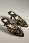 Dolce Vita Cleo Mesh Kitten Heels In Black