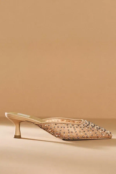 DOLCE VITA CLEO PEARL MULE HEELS
