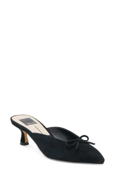 Dolce Vita Cleo Pointed Toe Kitten Heel Mule In Animal Print