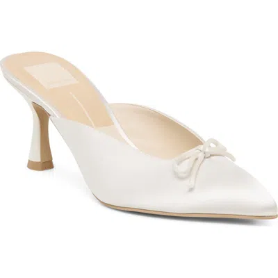 Dolce Vita Cleo Pointed Toe Pump In White