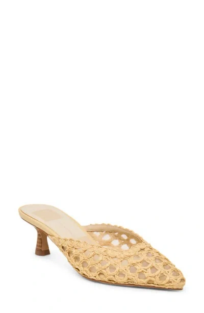 Dolce Vita Cleo Woven Mule In Animal Print