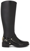 Dolce Vita Cloudy H2o Boots Midnight Patent Stella In Black