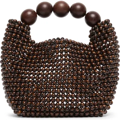Dolce Vita Clover Bead Top Handle Bag In Brown