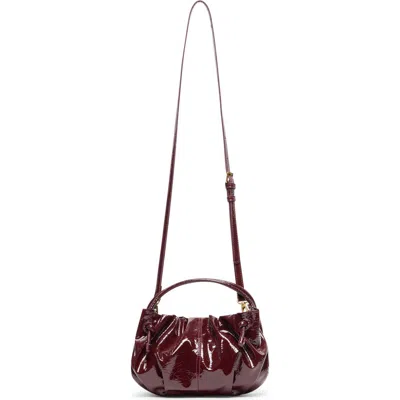 Dolce Vita Cocoa Faux Leather Crossbody Bag In Burgundy