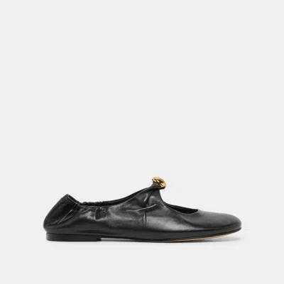 Dolce Vita Cornel Flats Leather In Black Size 13 By