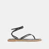 Dolce Vita Cove Sandals Black Leather In Black
