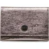 Dolce Vita Croc Embossed Card Case In Gray