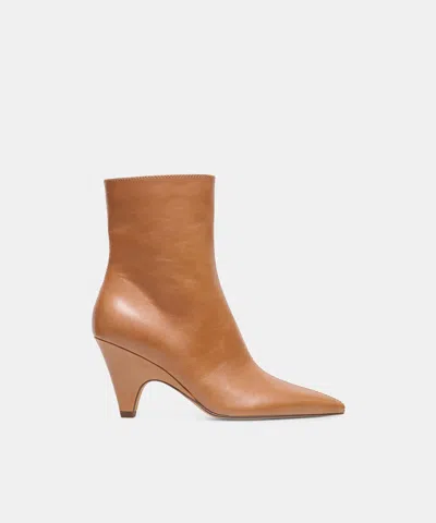 Dolce Vita Cruz Booties In Tan Leather Size 6 By  In Multi