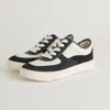 DOLCE VITA CYRIL SNEAKERS BLACK WHITE LEATHER