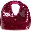 Dolce Vita Dahlia Sequin Shoulder Bag In Red