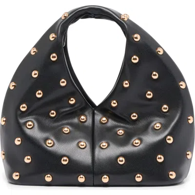 Dolce Vita Dahlia Studded Faux Leather Handbag In Black