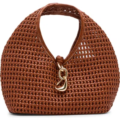 Dolce Vita Dahlia Woven Handbag In Brown