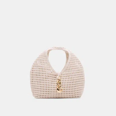 Dolce Vita Dahlia Woven Handbag In Ivory Woven Stella By