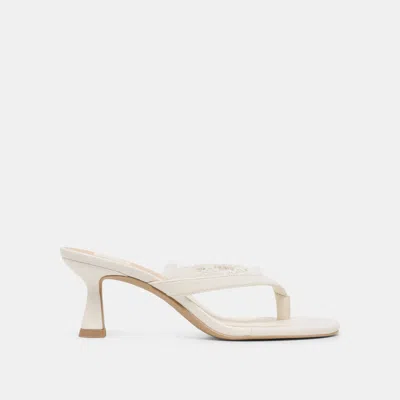 Dolce Vita Daksie Lace Heels In White Size 13 By