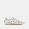 Dolce Vita Danie Eyelet Perf Sneakers True White Leather