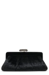 Dolce Vita Danny Velvet Clutch In Black