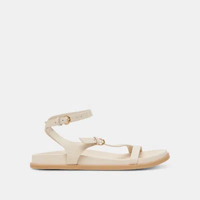 Dolce Vita Darlis Sandals Bone Leather In Neutral