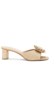 Dolce Vita Darly Womens Rosette Man Made Heels In Beige