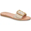 Dolce Vita Dasa Slide Sandal In Sandstone Knit