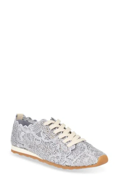Dolce Vita Dayana Lace Sneaker In Dusty Blue Lace