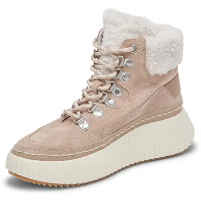 Dolce Vita Debbie Plush Womens Suede Cold Weather Winter & Snow Boots In Brown