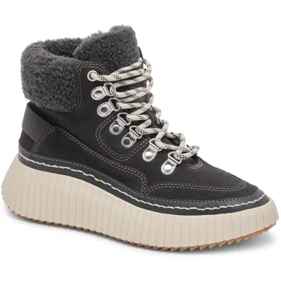 Dolce Vita Debbie Plush Womens Suede Cold Weather Winter & Snow Boots In Multi