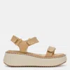 Dolce Vita Debra Platform Sandal In Beige