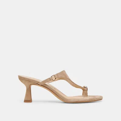 Dolce Vita Derrel Toe Loop Sandal In Brown