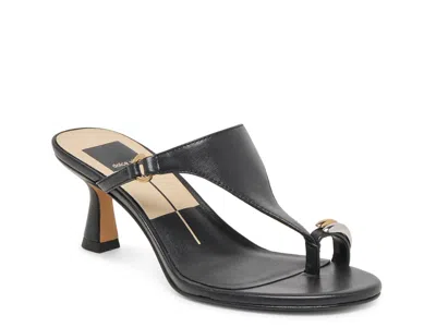 Dolce Vita Derrel Toe Loop Sandal In Black