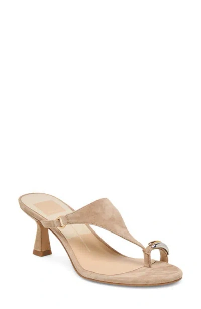 Dolce Vita Derrel Toe Loop Sandal In Brown