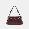 Dolce Vita Devyn Shoulder Bag Burgundy Leather In Burgundy