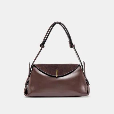Dolce Vita Devyn Shoulder Bag Espresso Leather In Brown