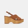 Dolce Vita Dilion Wedges Dark Saddle Nubuck