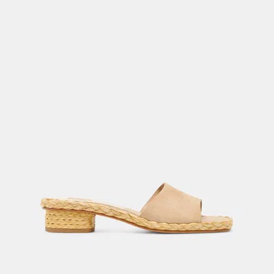 Dolce Vita Dixi Wide Sandals In Brown Size 6.5w By