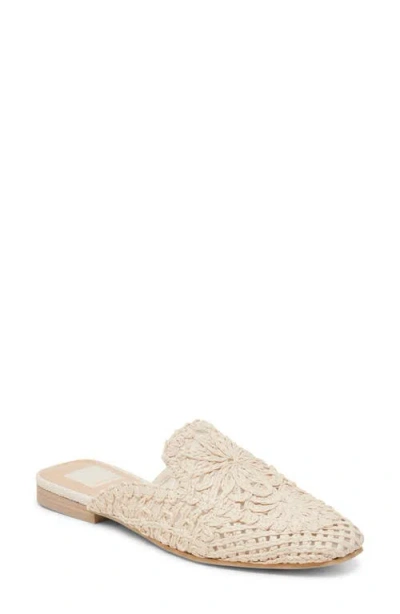 Dolce Vita Diya Raffia Mule In Oatmeal Macrame