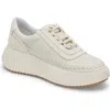 Dolce Vita Dolen Platform Sneaker In White Leather