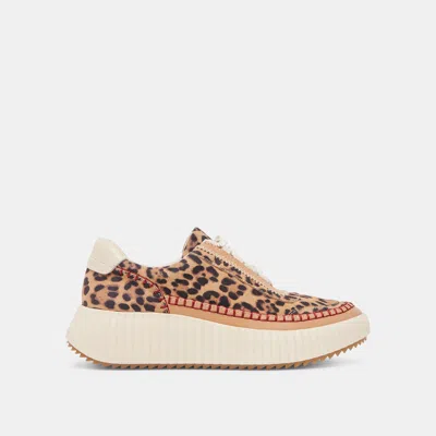 Dolce Vita Dolen Sneakers Leopard Suede