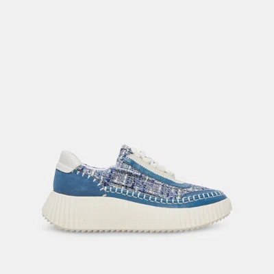 Dolce Vita Dolen Sneakers Navy Multi Woven In Blue