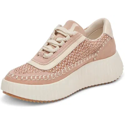 Dolce Vita Dolen Sneakers Women's Blush Round Toe Platform Shoes Htat1087 In Pink