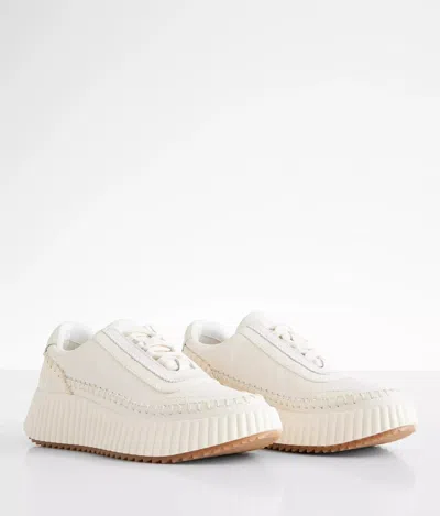 Dolce Vita Dolen Sneakers Women's White Leather Platform Shoes Htat1080