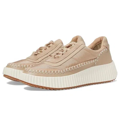 Dolce Vita Dolen Sneakers Womens Dune Low Top Comfort Platform Shoes Htat1078 In Nude