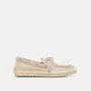 Dolce Vita Doris Loafers Taupe Metallic Woven