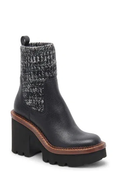 Dolce Vita Drago Platform Boot In Black