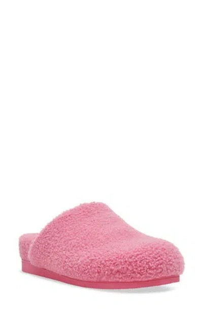 Dolce Vita Dv By  Annalisa Faux Shearling Scuff Slipper In Pink